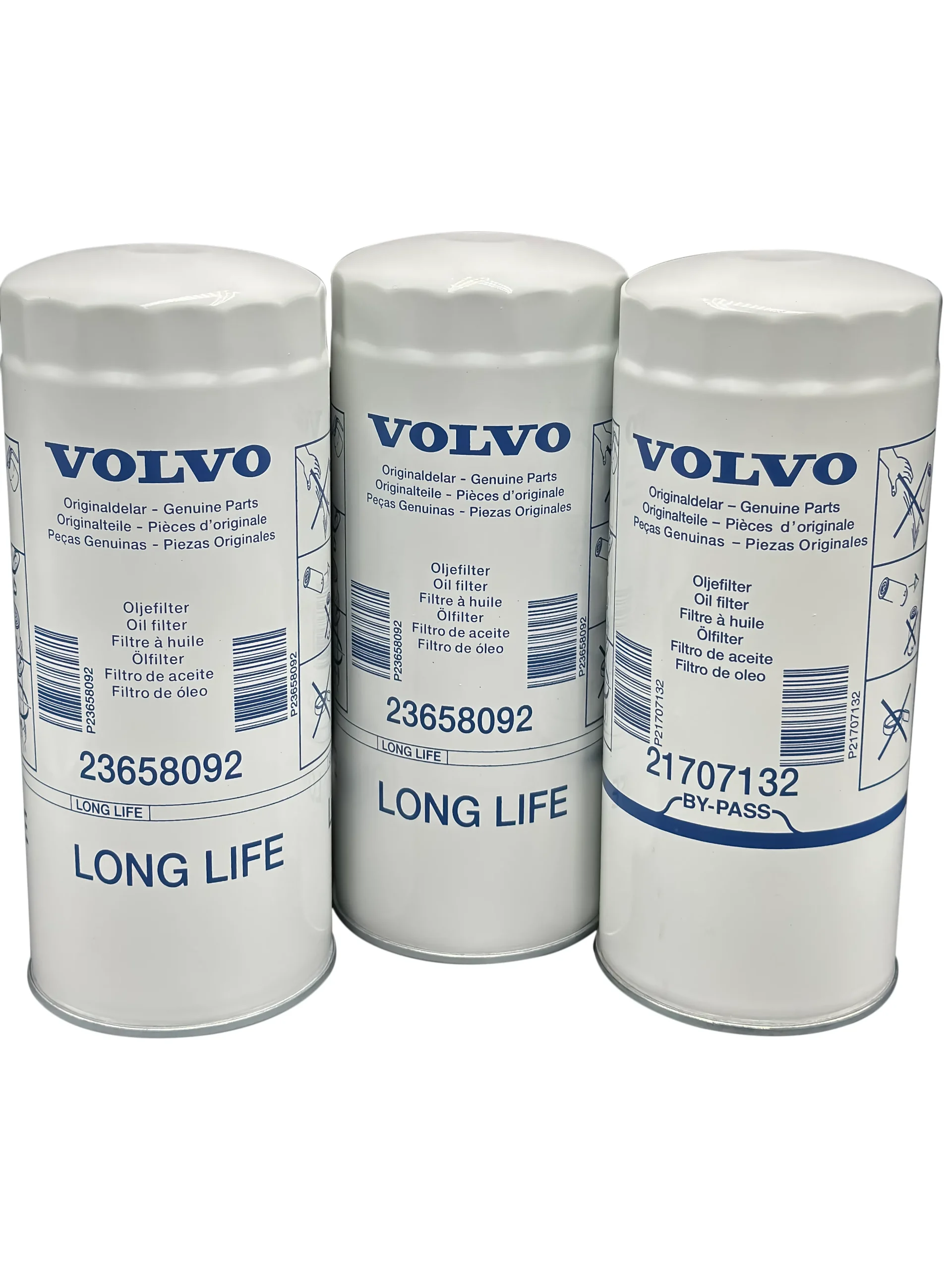 Volvo Oil Filter Kit 23658092 x2, 21707132